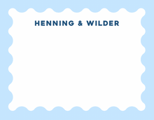 Load image into Gallery viewer, Scallop Stationery Set-Blue