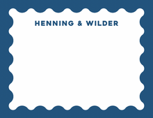 Load image into Gallery viewer, Scallop Stationery Set-Navy