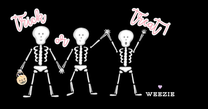 Skeleton Trio- Pink