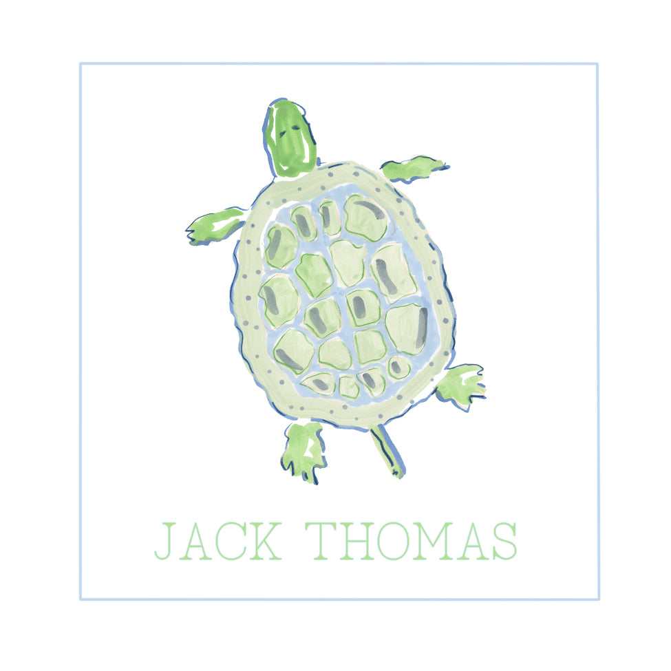 Green Turtle Calling Cards