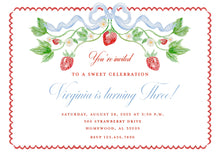 Load image into Gallery viewer, Berry Birthday Invitations II