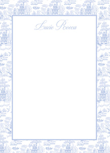 Lavender Toile Notepad