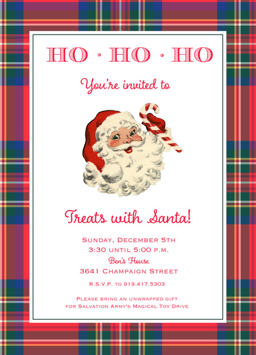 Breakfast with Santa Invitations