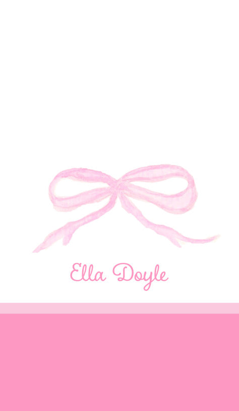 Pink Bow Gift Tags