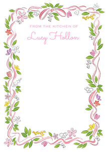 Floral Bow Notepad