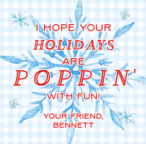 Poppin’ Christmas Snowflake