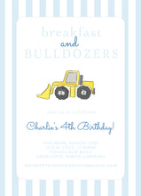 Load image into Gallery viewer, Breakfast and Bulldozers Invitations