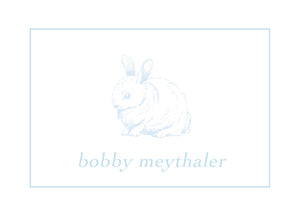 Blue Bunny Calling Cards