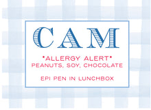 Load image into Gallery viewer, Allergy Alert Bag Tag