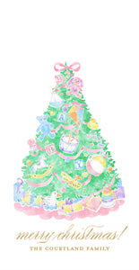 Pink Baby Tree Large Tag