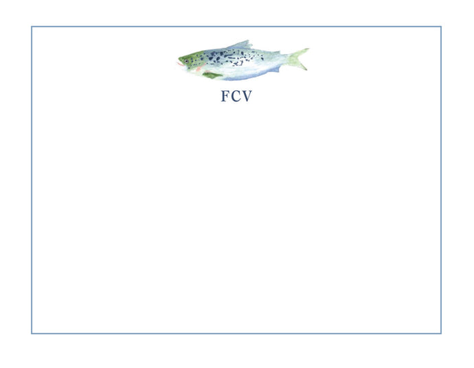 Trout Stationery Set