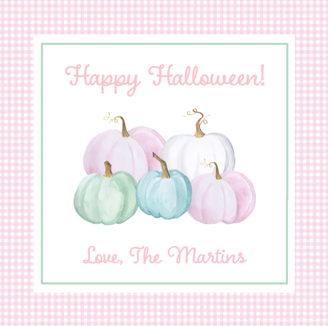 Happy Halloween - Multicolored Pumpkins
