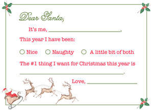 Dear Santa Notes and List