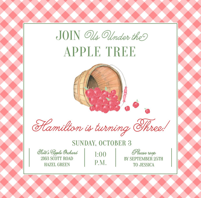 Apple Orchard Invitations