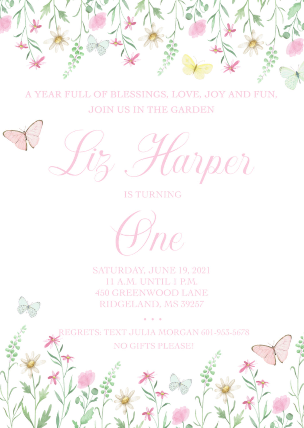 Garden Party Invitations II