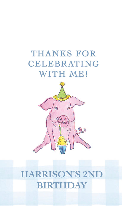 Party Animals Farm Gift Tag