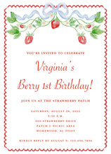 Load image into Gallery viewer, Berry Birthday Invitations II