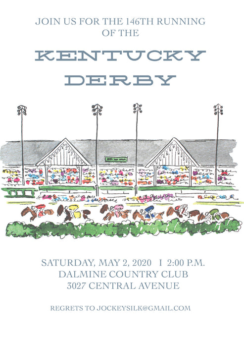 Kentucky DERBY Birthday Invitations
