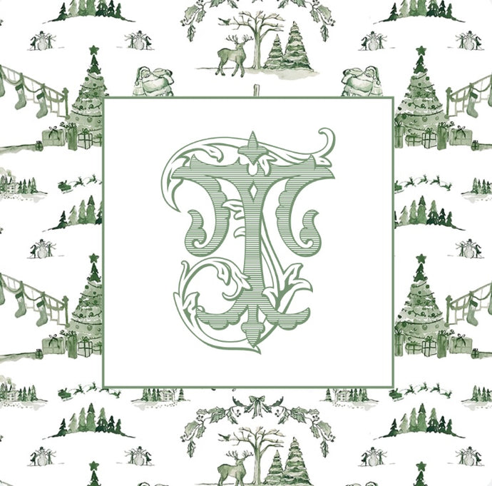 Christmas Toile Stickers