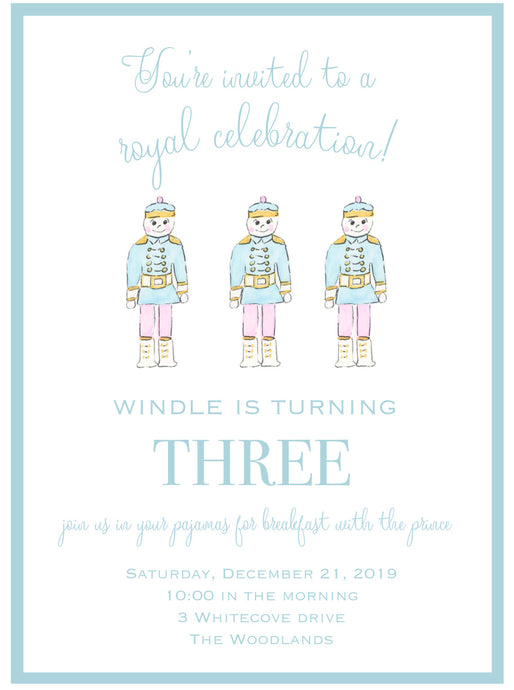 Royal Prince Invitations