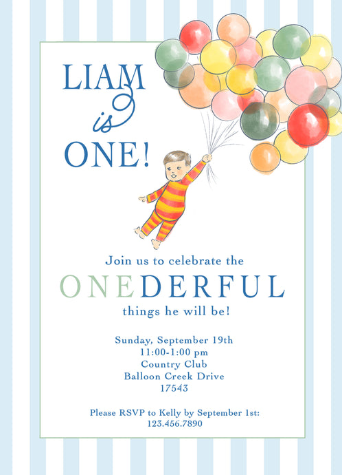 Wonderful Things Birthday Invitation
