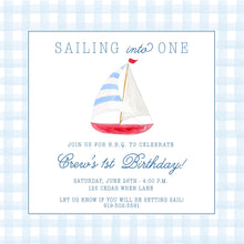 Load image into Gallery viewer, Sailboat Invitations II