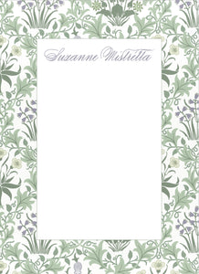 Lavender Floral Notepad