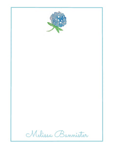 Blue Hydrangea Notepad