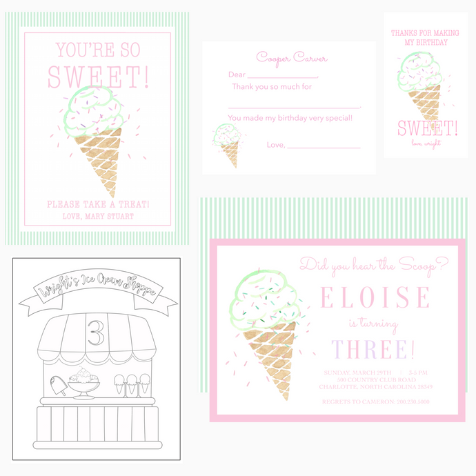Ice Cream Birthday Suite