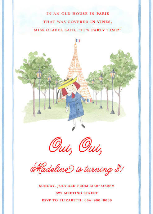Madeline Invitations