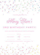 Load image into Gallery viewer, Sprinkles Birthday Invitations