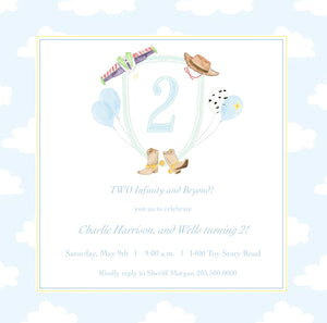 Toy Story Crest Invitations