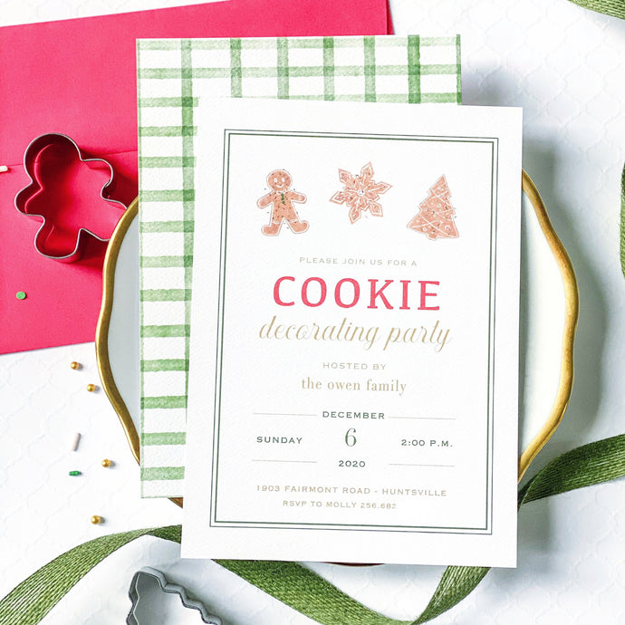 Cookie Decorating Invitations