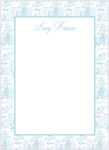 Sky Toile Notepad