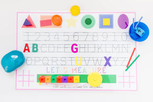 Early Learning Placemat-Pink