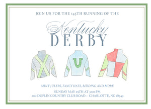 Jockey Silk Derby Invitation